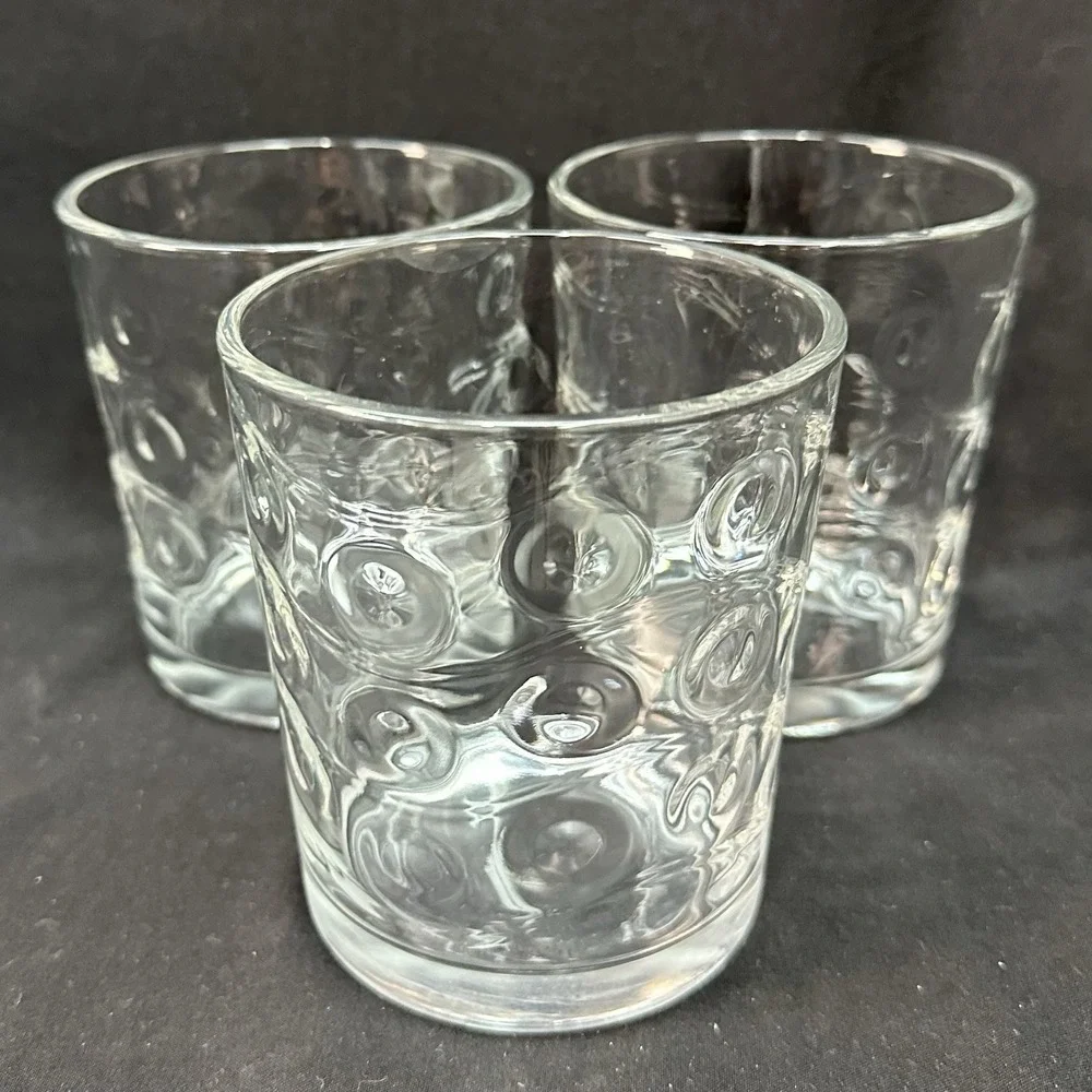 Circleware Crystal 'Parade' Double Old Fashioned Whiskey Glass, Set of 3